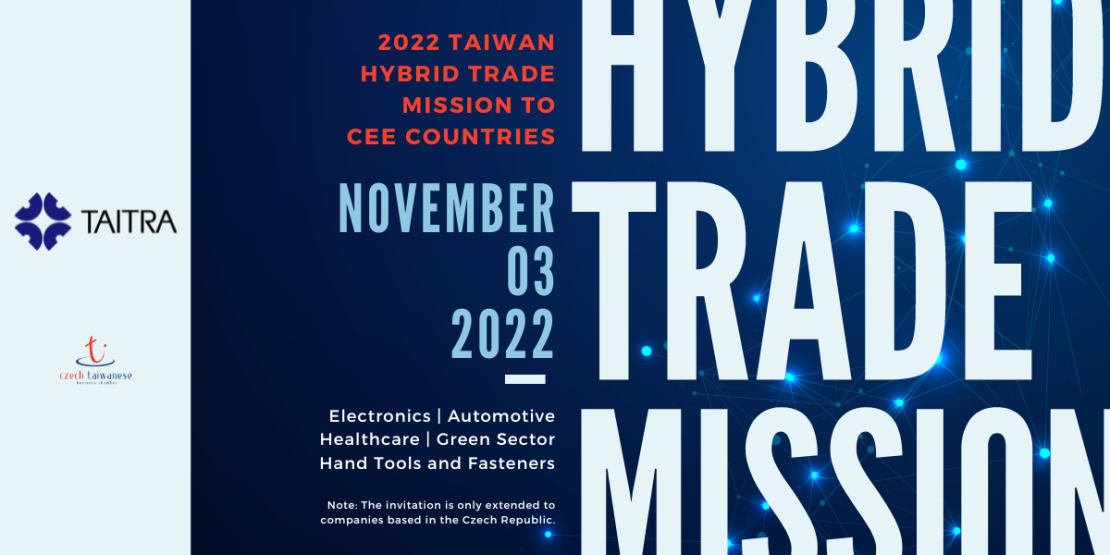 Co-Organizing the 2022 Taiwan Hybrid Trade Mission to CEE Countries